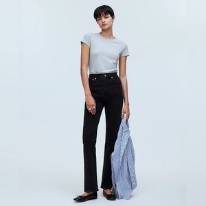 NWT Madewell 90s Straight Jeans in Black (HEMMED)